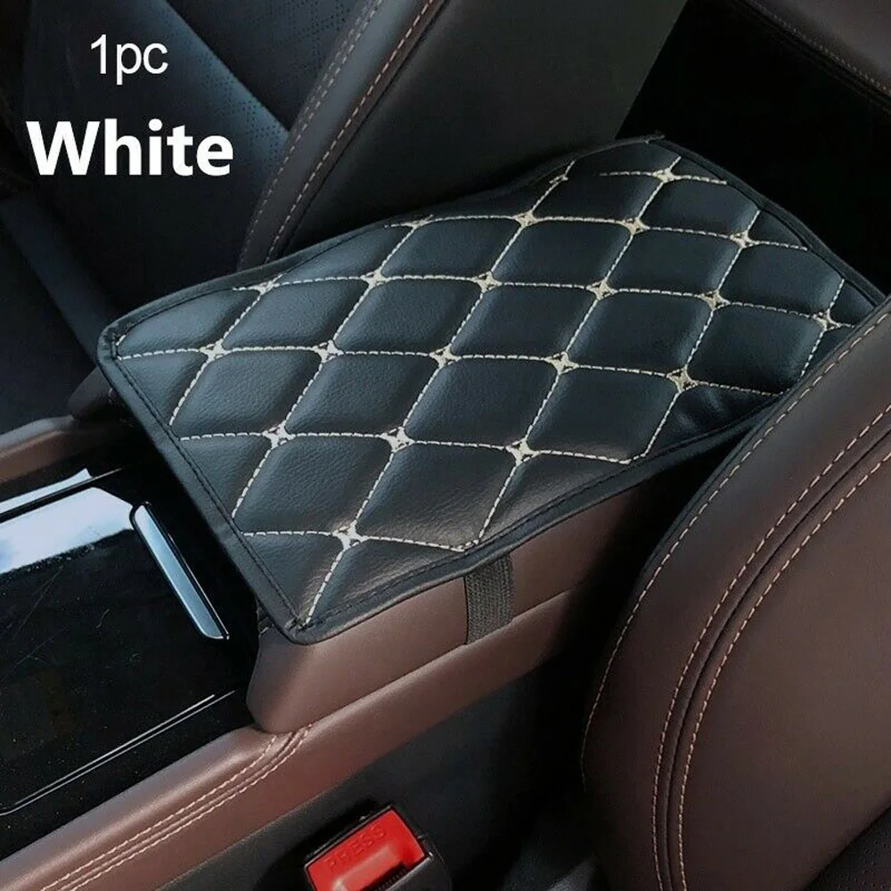 

Universal 1pc Car Leather Armrest Pad Cover Auto Center Console Box Cushion Mat Non-Slip Car Armrest Pad car accessories
