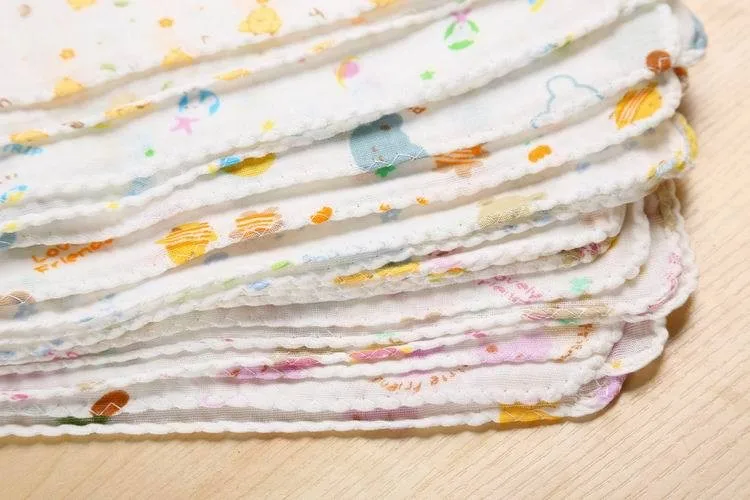 10 шт. детское полотенце для кормления медведь Банни в горошек с принтом Детский Маленький платок Марля s кормящих