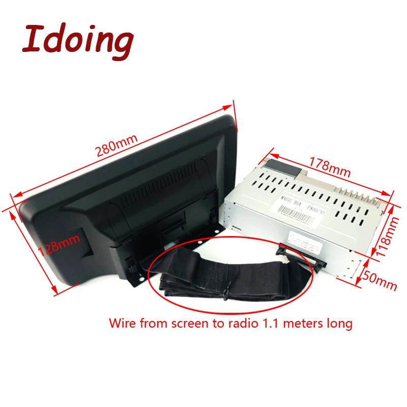 Idoing 10.25inch Android For Universal Car Multimedia Radio Player ...