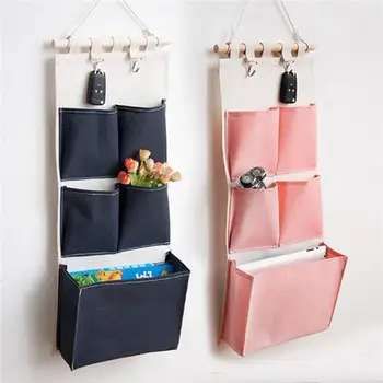 

Fashion Household Rear Door Hanging Storage Bag Hanging Bag Multi-Storey Wall Door Wall Mounted Hanger