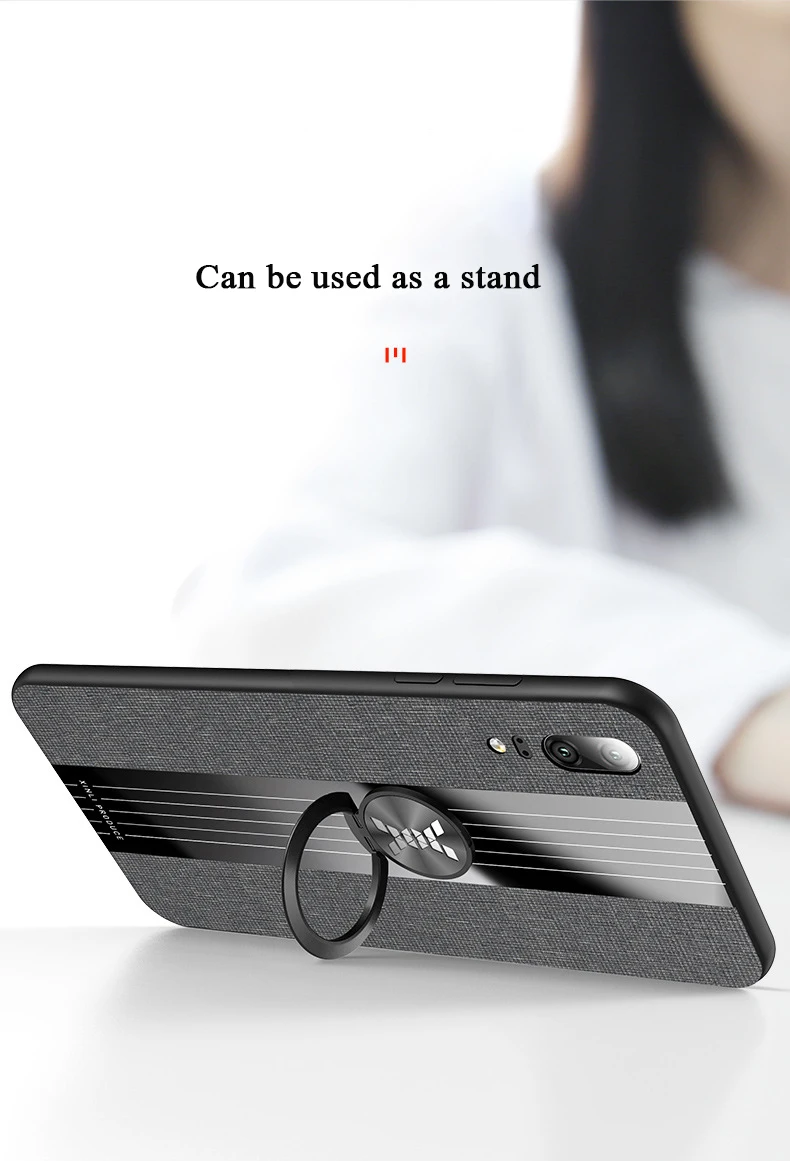 Ikrsses для huawei P20 Pro Чехол простая скатерть текстура автомобильный держатель с магнитным креплением чехол для huawei P20 lite Nova 3e TPU рамка Крышка
