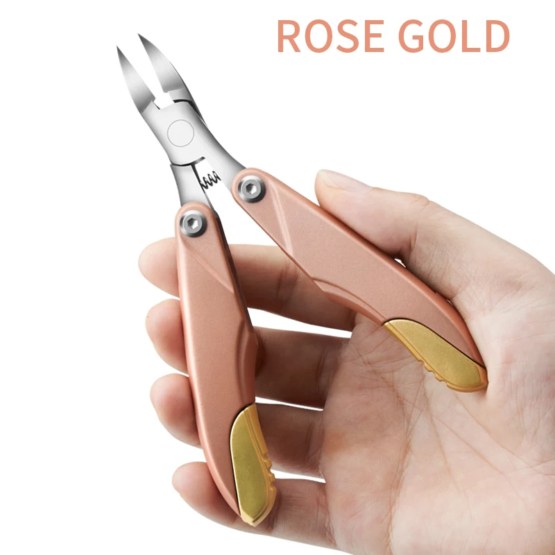 Multifunctional Folded Ingrown Nail Clipper Nail File Nail Trapper Manicure Tool Nail Cutter For Thick Nails 3