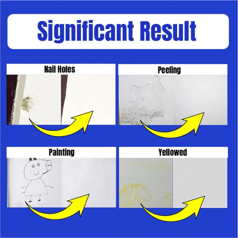 Мазь для ремонта стен из белого латекса, крема для ремонта стен, трещин, водонепроницаемый домашний ремонт и 3s05