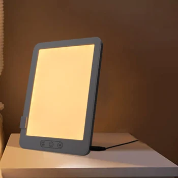 

Therapy Energy Light Touch Control Stepless Dimmable Eye protection Health Light Daylight with 3 Adjustable Sun Lamp