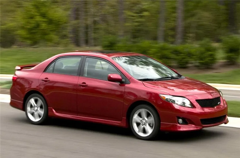 Для автомобиля Toyota Corolla передний бампер сплиттер губы пара передний бампер диффузор протектор 2006 2008 09 10 комплект кузова передний спойлер