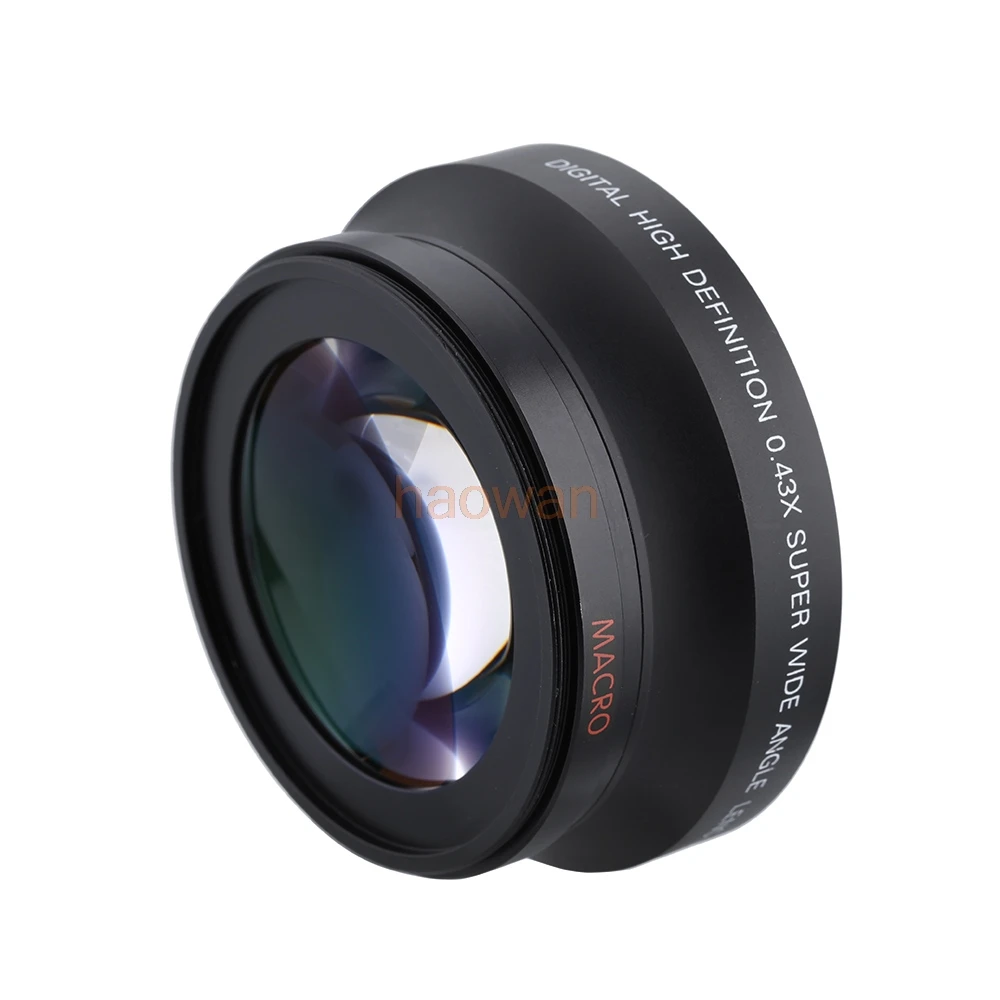 72mm 0.43X Wide Angle Macro Conversion Lens for 72 mm canon nikon pentax Sony HDR-FX1 HVR-Z1U camera | Электроника