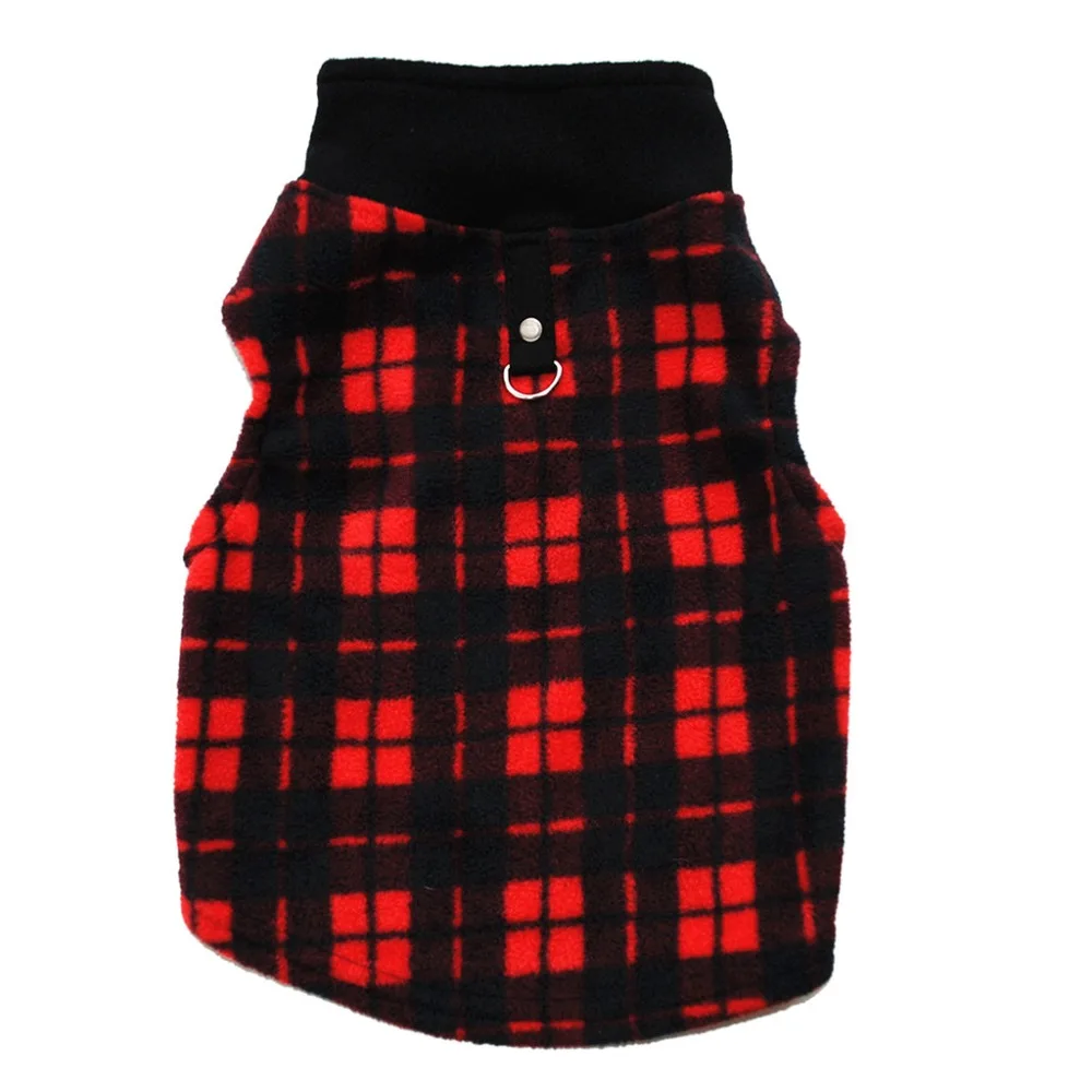 Pet dog fleece lapel vest pet dog cat fluffy warm vest puppy dog clothing pet dog clothes winter warm vestiti chihuahua 20D25 (25)