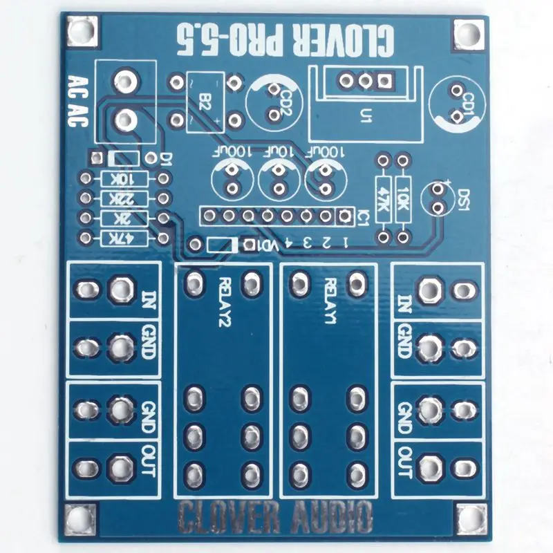 Двойной OMRON Реле 7812+ UPC1237 динамик защиты доска комплект для HIFI DIY AC 12-24