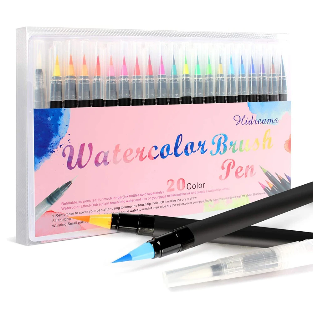 

Watercolor Brush Pen Art Brush Markers Manga Drawing Set Painting Comic Coloring Premium Painting Coloring Brush Pen Set