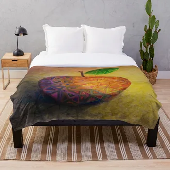

Soft Blanket for Bed Sherpa Flannel Fleece Blanket Home Travel Sofa Soft Throw Blanket Origami Apple Oil On Canvas 300 Dpi 7000