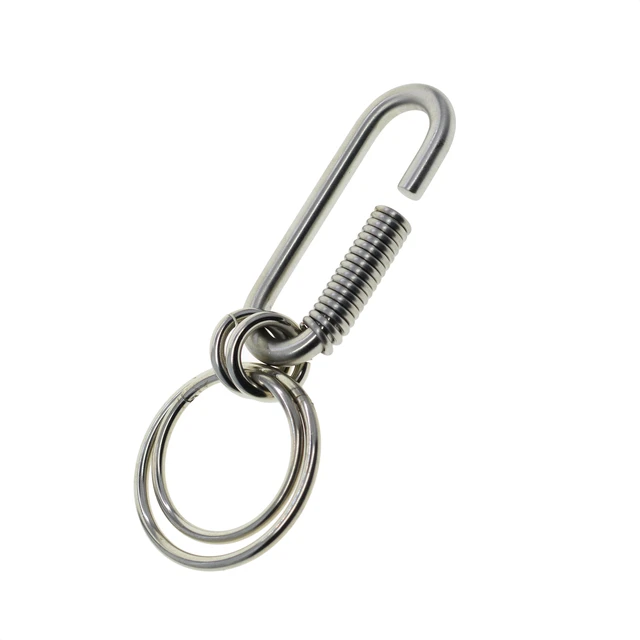 304 Stainless Steel Hook  Key Chains - 304 Stainless Steel Keychains  Pendant Keyring - Aliexpress