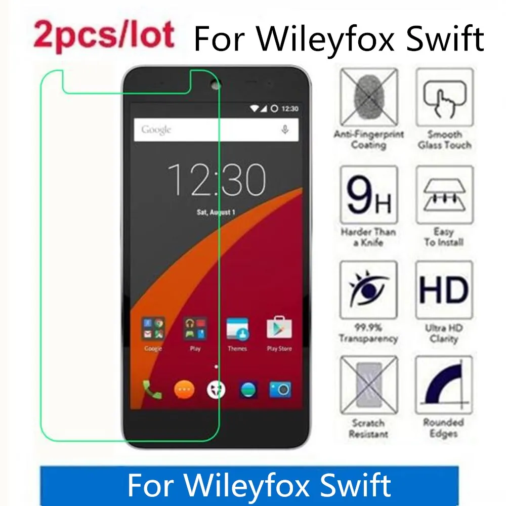 Закаленное стекло для Wileyfox Swift 2.5D Premium Защитная пленка экрана на защитная |