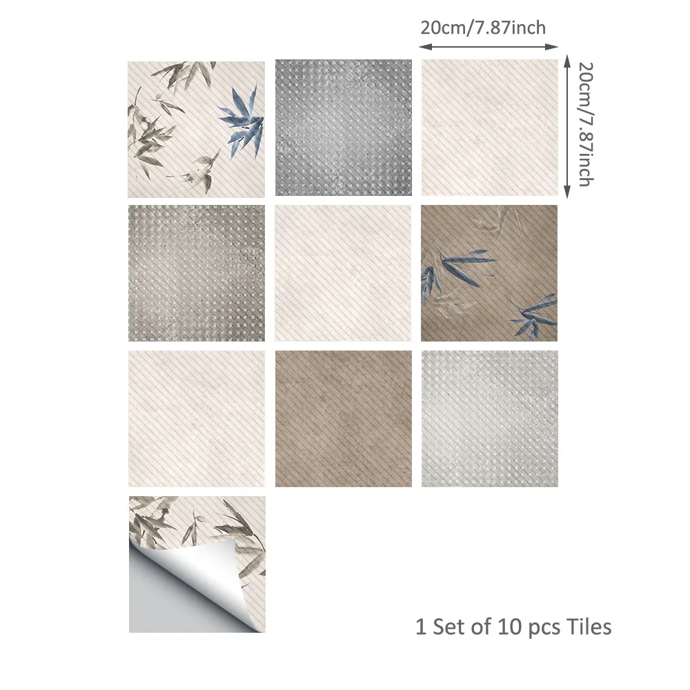 DB156 Environmental Protection PVC Refurbished Floor Sticking Waterproof American Rural Self-adhesive Geometric Terrazzo Thickening - Цвет: DB156