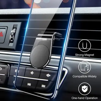 

Car Phone Holder Mobile Phone Supporter Magnetic Phone Mount Car Phone Bracket Car Air Outlet Holder