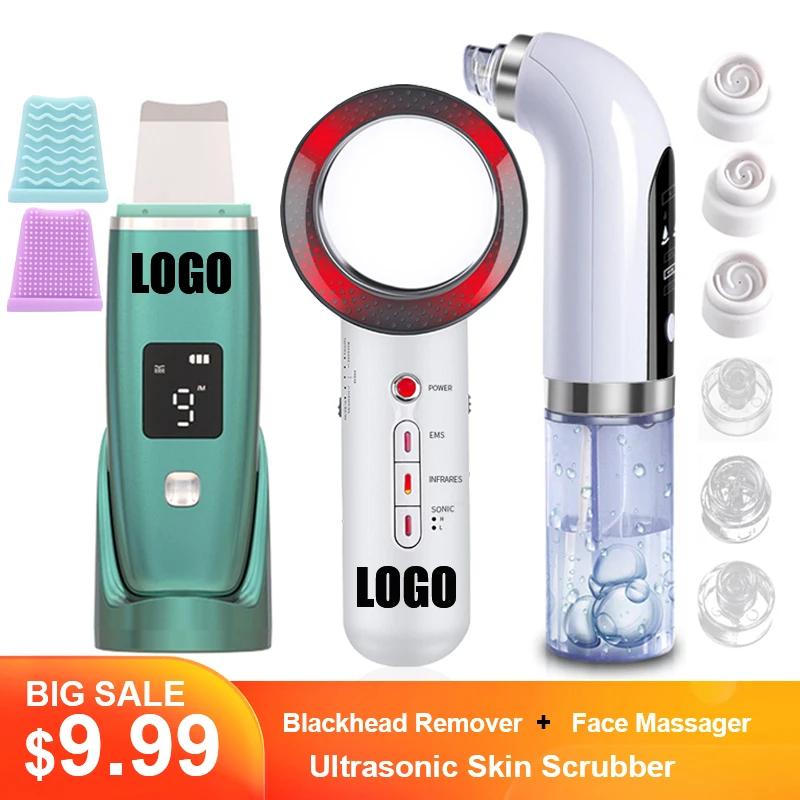 Hot Seller Pore-Cleaner Ance-Remover Skin-Care-Tools Facial-Massager LED Anti-Aging EMS bVny985Yl