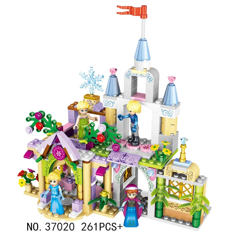 261pcs-4-in1-Legoings-Princess-Castle-Model-Building-Blocks-Sets-Toys-Children-Birthday-Christmas-Gifts