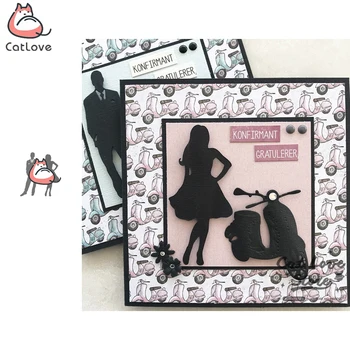

Man Woman Character Metal Cutting Dies Scrapbooking Stencil Die Cuts Card Making Decorative Craft Embossing New Dies For 2019