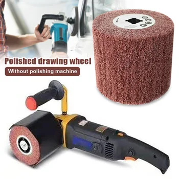 

Hot Non-Woven Flap Wheel Scouring Pad Wire Drawing Polishing Burnishing Wheel Disc PLD
