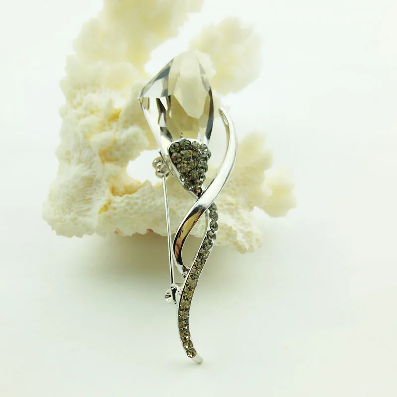 MS betti уникальные swarovski c кристаллами, в форме цветка брошь для модных женщин хиджаб шпильки для муслина
