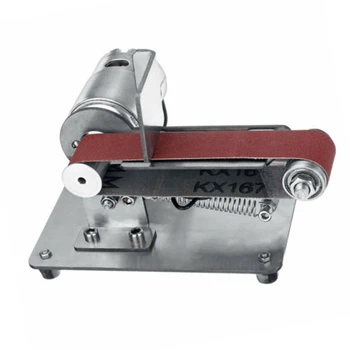 

Foldable DIY Mini Belt Sander Belts Sanding Polishing Machine Grinder Wrenches