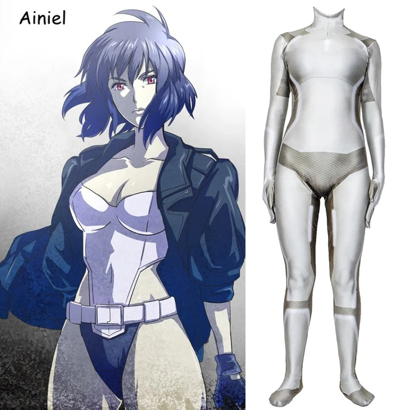 Anime Ghost In The Shell Kusanagi Motoko Cosplay Costume 3d Print Spandex Zentai Bodysuit Suit Jumpsuits Women Kids Halloween Cosplay Costumes Aliexpress