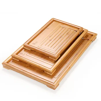 

Japanese Tea Set Bamboo Panel Wooden Tea Tray Household Tea Tray Rectangular Solid Wood Tea Tray Tea Table