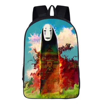

Anime Spirited Away Spirited Softback School Space Backpack Notebook Student Backpacks