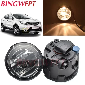 

2pcs/lot Car Fog Lamp Assembly LED Fog Lights 90mm For Nissan Qashqai J11 J11_ Closed Off-Road Vehicle 2013-2016
