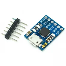 Cjmcu cp2102 micro usb para uart ttl módulo 6pin conversor serial uart stc substituir ft232
