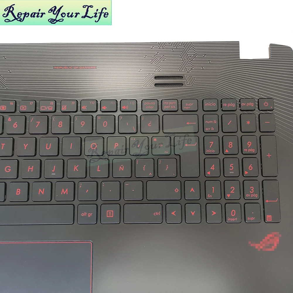 GL552 Latin touchpad keyboard Backlit for ASUS ROG GL552JX GL552VW GL552VL gamers Spain 90NB09I3-R31LA0