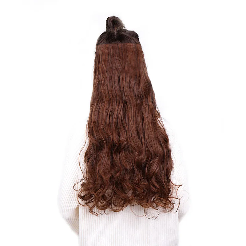LVHAN парик для женщин длинные вьющиеся волосы большая волна натуральные длинные волосы кусок сетки красный милый парик кусок