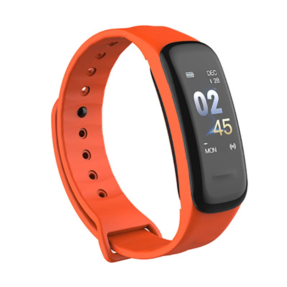 

Smart Bracelet Monitor Smart Band Fitness Tracker C1Plus Color Screen Blood Pressure Heart Rate C1S For Sport Watch Android IOS