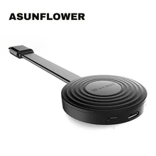 Asunflower HDMI экран литой адаптер экран зеркалирование для iPhone samsung ios Android телефон беспроводной Wi-Fi HDMI Дисплей приемник
