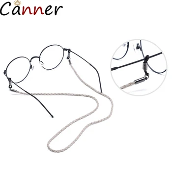 

Colorful Glasses Neck Strap Chain Eyeglass Cord Adjustable End Sunglasses Cord Lanyard Leather Glasses Neck Strap String Rope F4