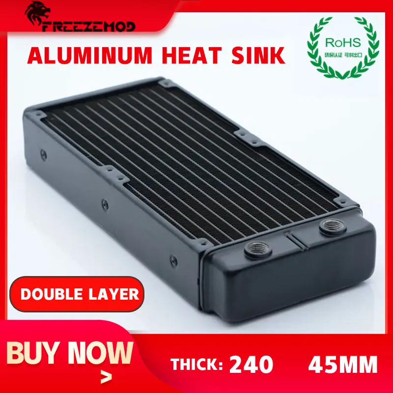 Zemod Dissipador de Calor para Computador Dissipador de Calor com Refrigeração por Água 45 mm de Espessura Dois Camadas Independentes Rohs Certificação