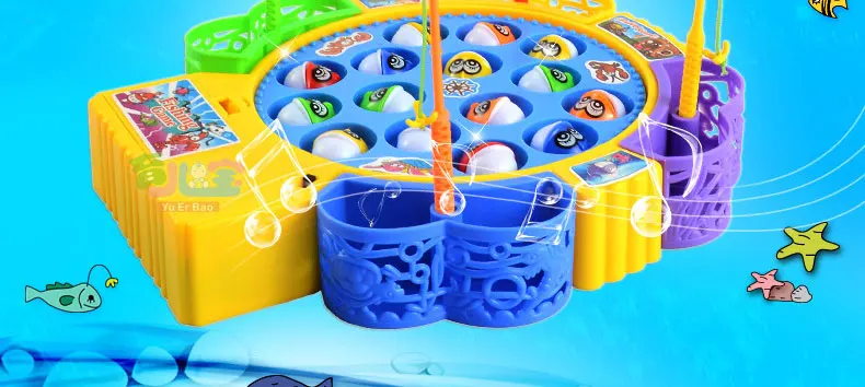 Baby Educational Random Color Toy Pool 1-3 Years Old Power-driven Rotation GIRL'S Kitten 4-6-Year-Old Men's Magnetic Plastic Yan
