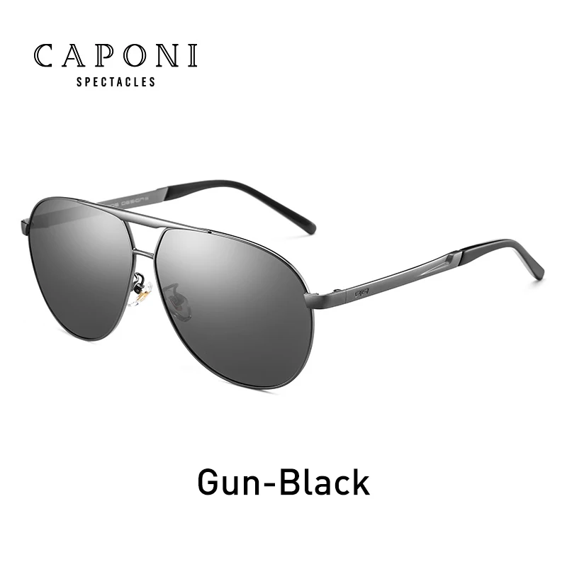 CAPONI Männer Sonnenbrille Fahren Polarisierte Brillen Pilot Klassische Marke Sonnenbrille Hohe Qualität Beschichtung Objektiv Driving Shades_voghion.com