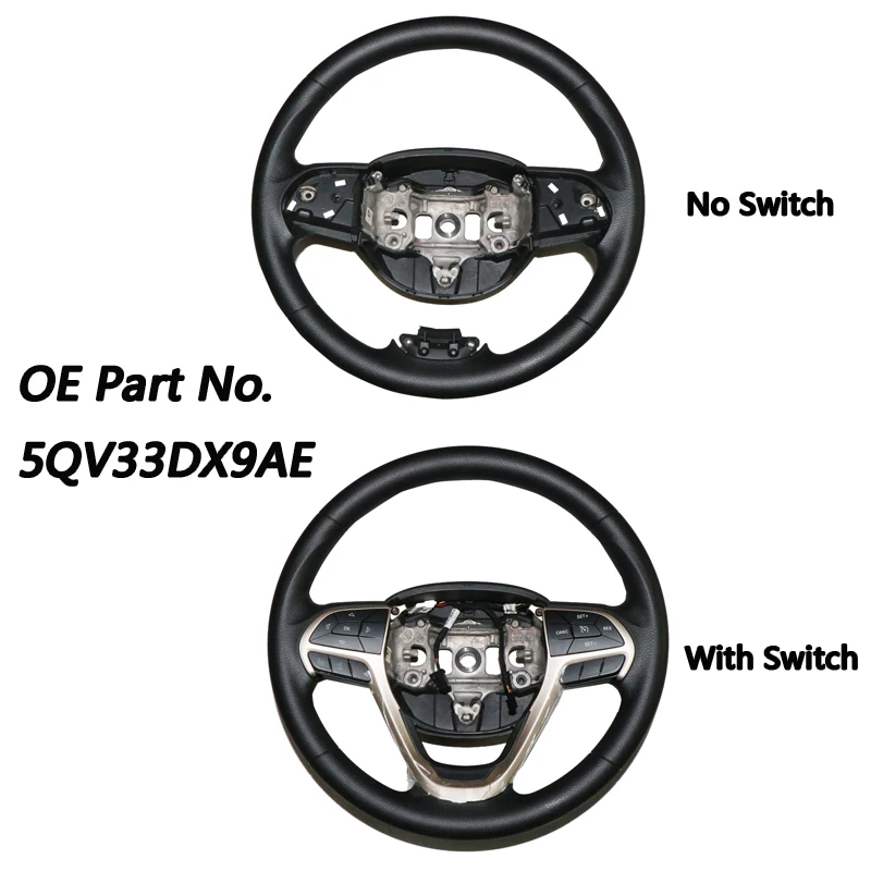 

OEM 5QV33DX9AE Steering Wheel for Jeep Cherokee Chrysler 2.0L 2.4L 3.2L