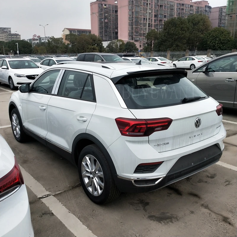 

UBUYUWANT High Quality ABS Plastic Primer Color Car Tail Trunk Wing Rear Spoiler For Volkswagen T-ROC 2018 2019 2020