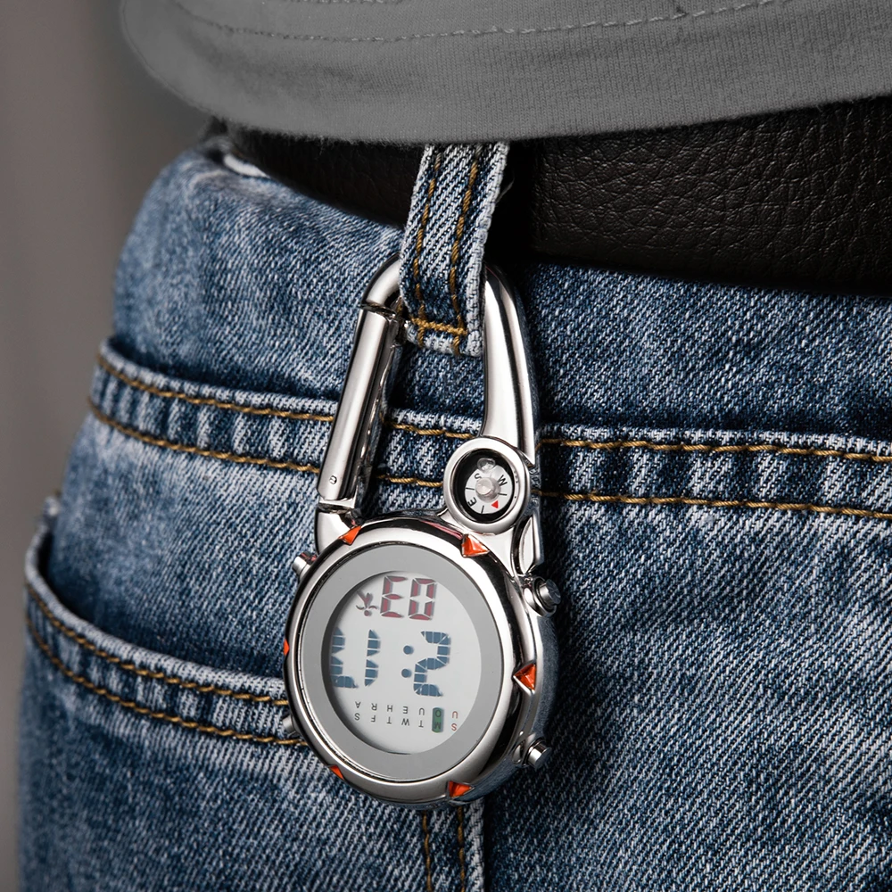 Clip-On Carabiner Pocket Watch for outdoor activities19