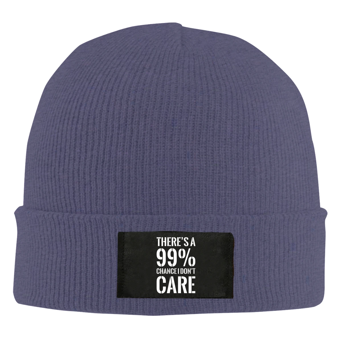 99% Chance I't Care Черная шапка Мужская Женская Зимний теплый для катания на лыжах кепка вязаная шапка с черепом