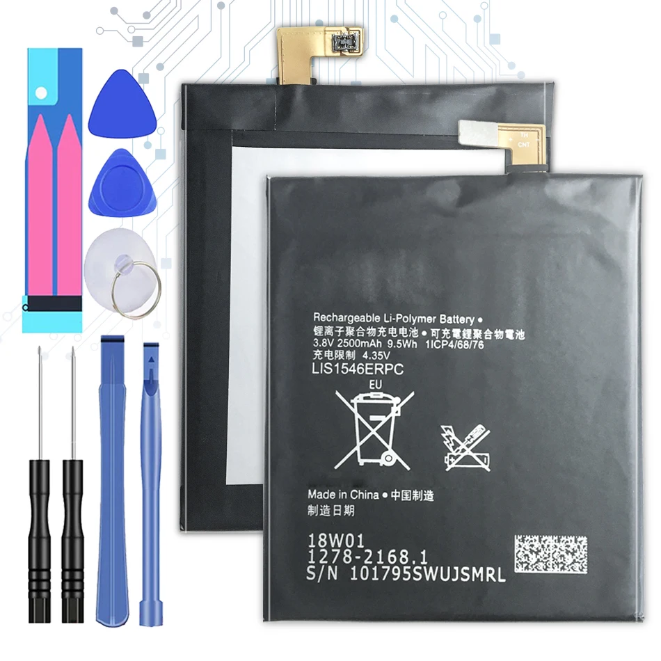 Оригинальный аккумулятор Kikiss для Sony Xperia C3 T3 C 3 D2533 M50W D5103 S55T S55U D2502 2500 мА LIS1546ERPC +