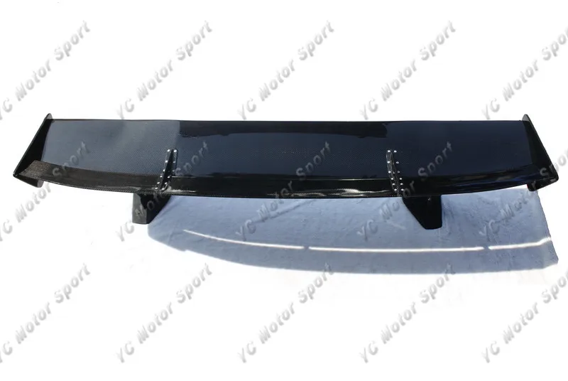 2001-2007 Mitsubishi Evolution 7-9 Voltex Type5 Style Trunk Spoiler GT Wing 1700mm CF with 39mm Aluminum Stands (8)