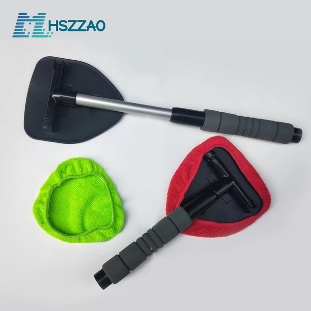 Car Window Cleaner Brush Windshield Cleaning Wash Tool Auto Glass Wiper  Dust Removal Defogging With Long Handle Car Wash Tool - AliExpress