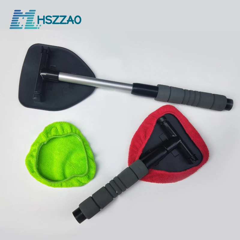 

Window Cleaner Brush Kit Car Windshield Cleaning Wash Tool Inside Interior Auto Glass Wiper With Long Handle Defogging wipe