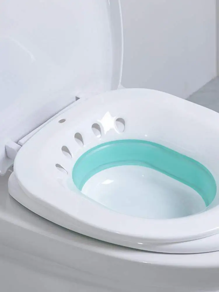 Folding Sitz Bath Smooth Bathtub For Inflammation Relief Vagina Anal