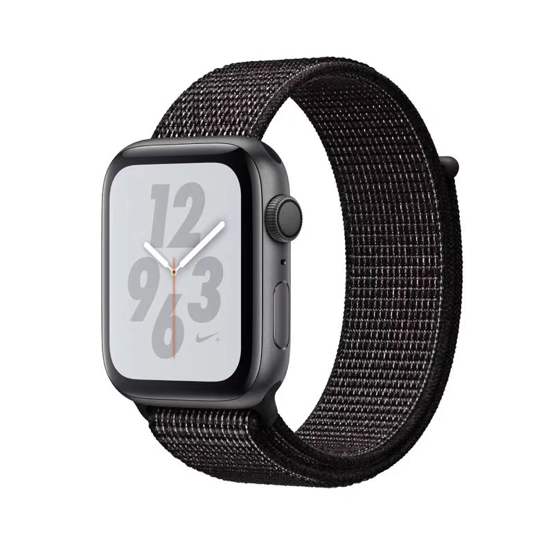 Ремешок для наручных часов Apple Watch Series 5 4 44 мм 40 мм нейлон мягкий дышащий сменный ремешок Спортивные петли для наручных часов iWatch серии 3/2/1 38 мм 42 мм - Цвет ремешка: New Reflector Black