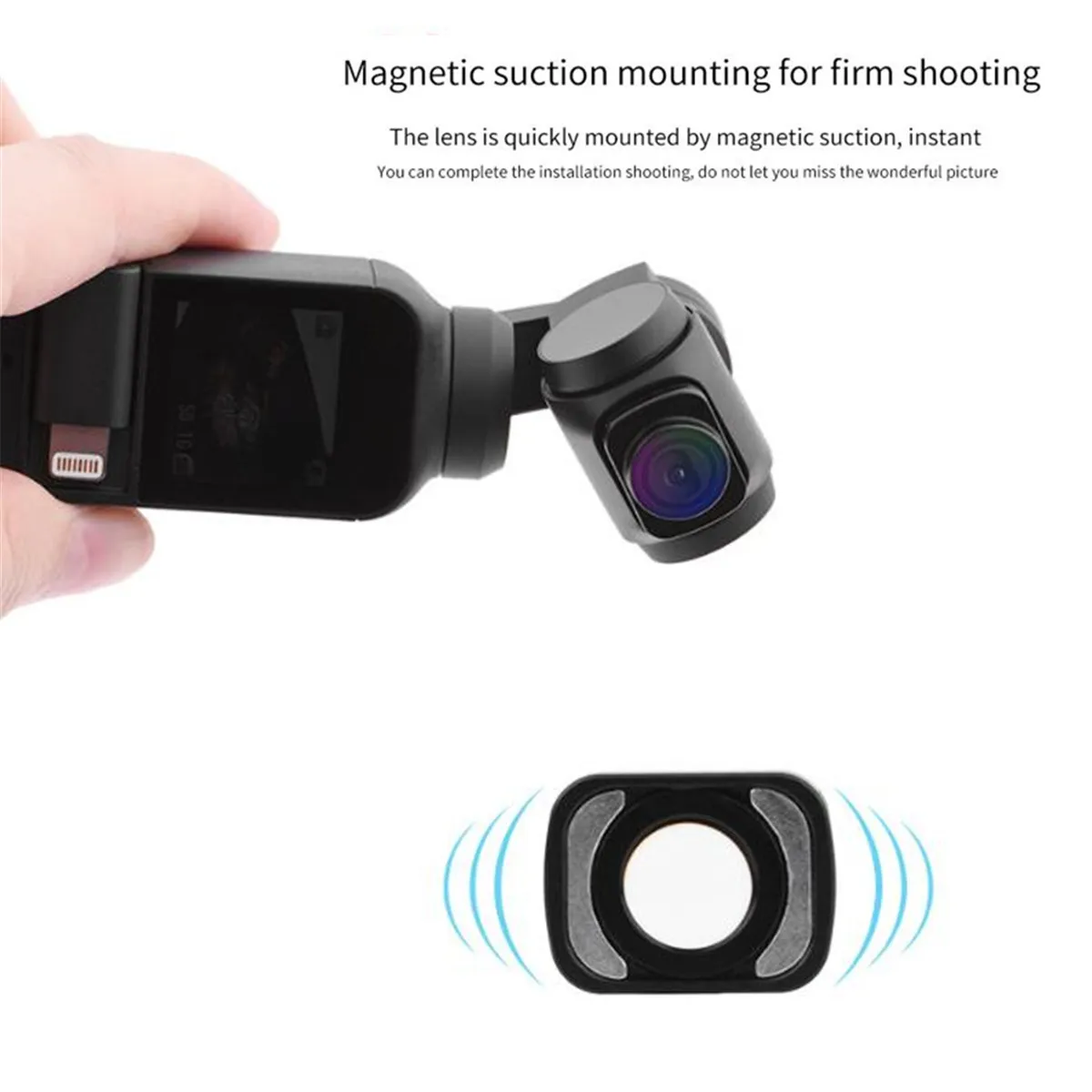 Широкий Ангел объектив для DJI Osmo Карманный, Магнитный Широкий Ангел объектив камеры для DJI OSMO карманные аксессуары