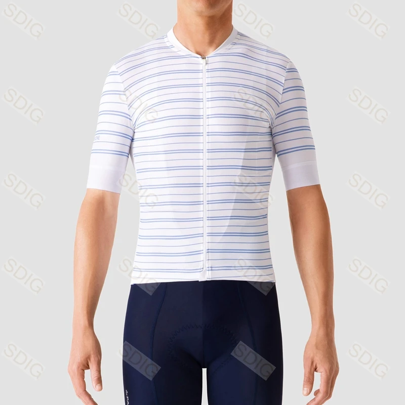 

MTB racing clothing tops Summer Short cycling jersey with silicone non-slip sleeves Men's bicycle ride shirt Outdoor sport wear