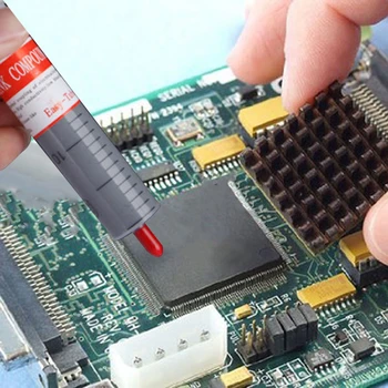 

1pc 30g Seringa shape graxa hot PC CPU chip dispenser de g é momento composite to conductor ABS freezer